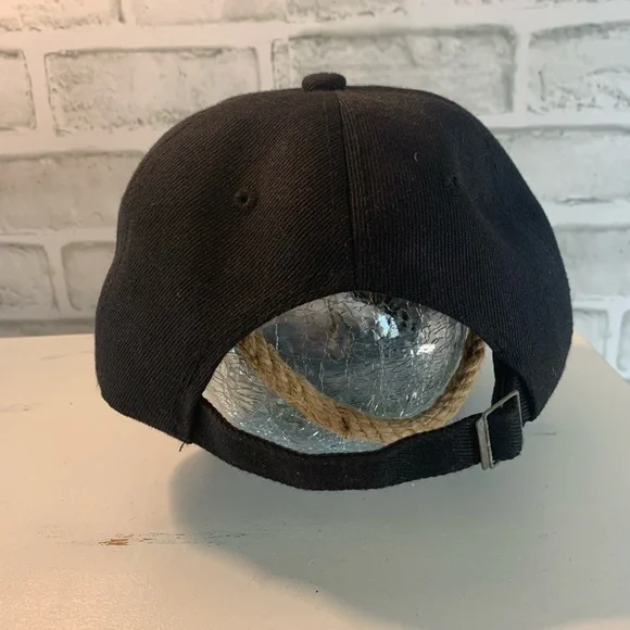 Black cap baseball cap Unknown brand like new - Picture 3 of 7